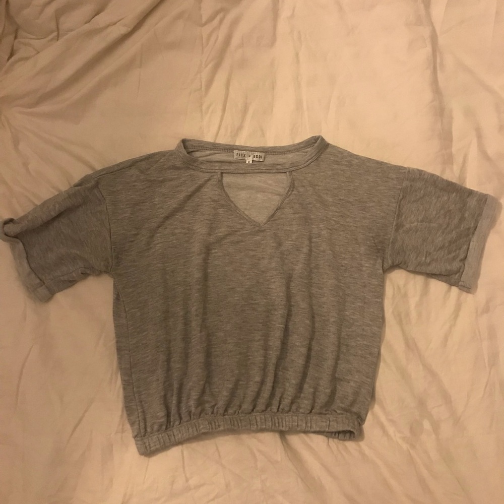 FITZ+EDDI cropped tee shirt